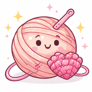 Colorful yarn ball